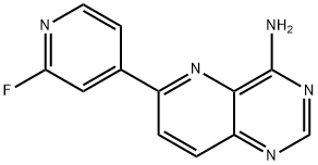 4-Amino-6-(2-fluoro-4-pyridyl)pyrido[3,2-d]pyrimidine Structure