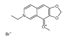 6-ethyl-4-methoxy-[1,3]dioxolo[4,5-g]isoquinolin-6-ium,bromide Structure