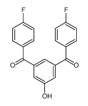 [3-(4-fluorobenzoyl)-5-hydroxyphenyl]-(4-fluorophenyl)methanone结构式