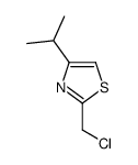 2-(chloromethyl)-4-propan-2-yl-1,3-thiazole结构式