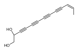 (E,2R)-tridec-11-en-3,5,7,9-tetrayne-1,2-diol Structure