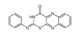 2-anilino-[1,3]thiazino[5,6-b]quinoxalin-4-one Structure