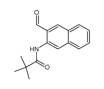 3-(Trimethylacetamido)-2-naphthaldehyde Structure