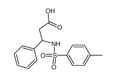 (+/-)-3-phenyl-3-(toluene-4-sulfonylamino)-propionic acid Structure