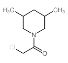 1-(CHLOROACETYL)-3,5-DIMETHYLPIPERIDINE structure