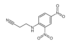 3-(2,4-dinitroanilino)propanenitrile Structure