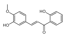(E)-3-(3-hydroxy-4-methoxyphenyl)-1-(2-hydroxyphenyl)prop-2-en-1-one结构式