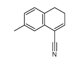 3,4-dihydro-7-methylnaphthalene-1-carbonitrile结构式