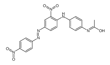 4'-[2-nitro-4-[(p-nitrophenyl)azo]anilino]acetanilide Structure