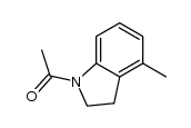 1-acetyl-4-methylindoline结构式