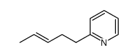 Pyridine, 2-(3E)-3-pentenyl- (9CI) Structure