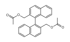 [1,1'-binaphthalene]-2,2'-diylbis(methylene) diacetate Structure