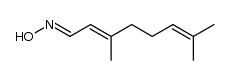 geranial oxime Structure