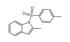 2-methyl-1-[(4-methylphenyl)sulfonyl]-1H-indole结构式
