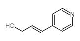 2-Propen-1-ol,3-(4-pyridinyl)-,(E)-(9CI) structure