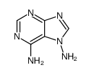 7H-Purine-6,7-diamine (9CI)结构式