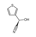 (R)-A-HYDROXY-3-THIOPHENEACETONITRILE结构式