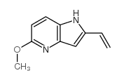 5-METHOXY-2-VINYL-1H-PYRROLO[3,2-B]PYRIDINE structure