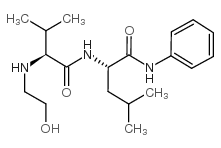 N-2-Hydroxyethyl-Val-Leu-anilide结构式
