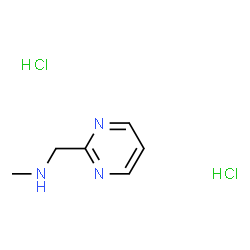 N-Methyl-1-(pyrimidin-2-yl)methanamine dihydrochloride Structure