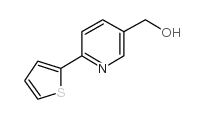 (6-噻吩-2-吡啶-3-基)甲醇结构式