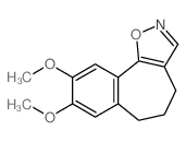 8,9-dimethoxy-5,6-dihydro-4H-benzo[1,2]cyclohepta[3,4-c][1,2]oxazole Structure