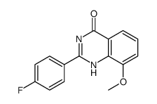 4(1H)-Quinazolinone,2-(4-fluorophenyl)-8-methoxy- (9CI) structure