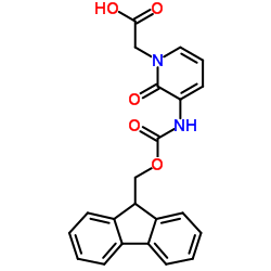 fmoc-3-amino-1-carboxymethyl-pyridin-2-one Structure