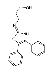 3-[(4,5-diphenyl-1,3-oxazol-2-yl)amino]propan-1-ol Structure