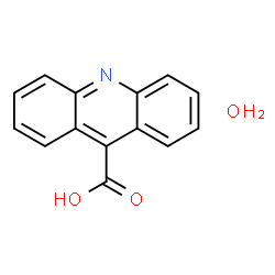 9-ACRIDINECARBOXYLIC ACID HYDRATE structure