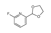 2-[1,3]dioxolan-2-yl-6-fluoropyridine结构式
