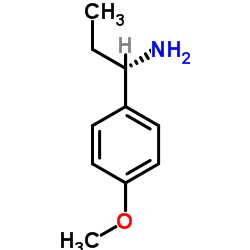 (1S)-1-(4-Methoxyphenyl)-1-propanamine Structure