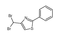 4-dibromomethyl-2-phenyl-thiazole Structure