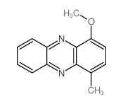 Phenazine,1-methoxy-4-methyl-结构式