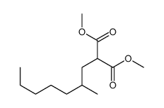 dimethyl 2-(2-methylheptyl)propanedioate Structure