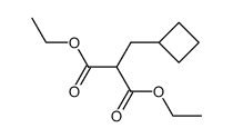 ethyl 3-cyclobutyl-2-ethoxycarbonylpropionate Structure