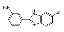 3-(5-BROMO-1 H-BENZOIMIDAZOL-2-YL)-PHENYLAMINE structure