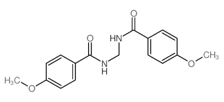 Benzamide,N,N'-methylenebis[4-methoxy- structure