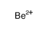 beryllium(2+)结构式