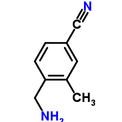 4-(Aminomethyl)-3-methylbenzonitrile Structure