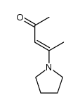 4-(pyrrolidin-1-yl)pent-3-en-2-one结构式