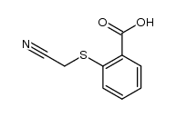 2-(cyanomethylthio)benzoic acid结构式
