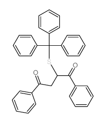 1,4-Butanedione,1,4-diphenyl-2-(tritylthio)- (7CI,8CI) Structure