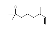 7-chloro-7-methyl-3-methyleneoct-1-ene结构式