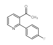 3-ACETYL-2-(4-FLUOROPHENYL)-PYRIDINE structure