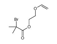 2-ethenoxyethyl 2-bromo-2-methylpropanoate Structure