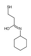 N-CYCLOHEXYL-3-MERCAPTOPROPANAMIDE structure