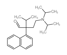1-Naphthaleneacetaldehyde,a-[2-[bis(1-methylethyl)amino]ethyl]-a-(1-methylethyl)- Structure