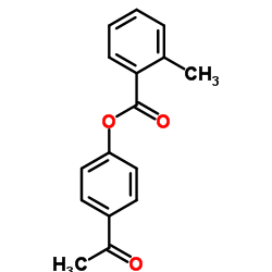 4-Acetylphenyl 2-methylbenzoate结构式