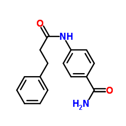 4-[(3-Phenylpropanoyl)amino]benzamide Structure
